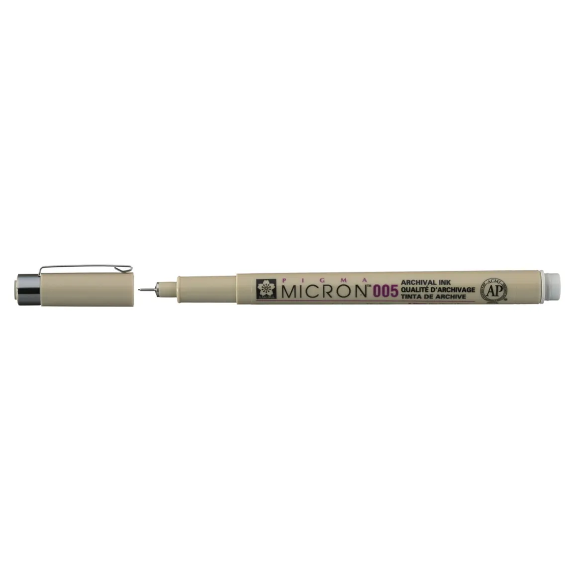 Sakura Pigma Micron 005 Light cool grey – lysegrå fineliner 0,2 mm