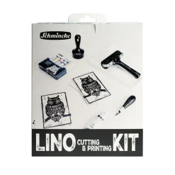Schmincke Aqua Lino Kit, linoleumsnit og linoleumstryk med vandbaseret farve