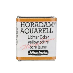 Schmincke Horadam akvarelfarve ½ kop – Yellow ochre 655