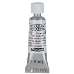 Schmincke Horadam akvarelfarve5 ml – Titanium opaque white 101