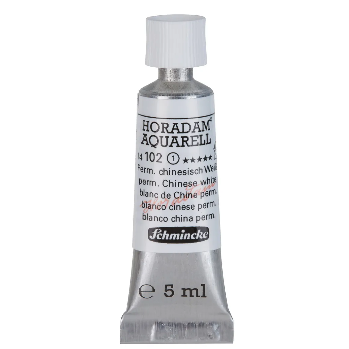 Schmincke Horadam akvarelfarve5 ml – Permanent chinese white 102