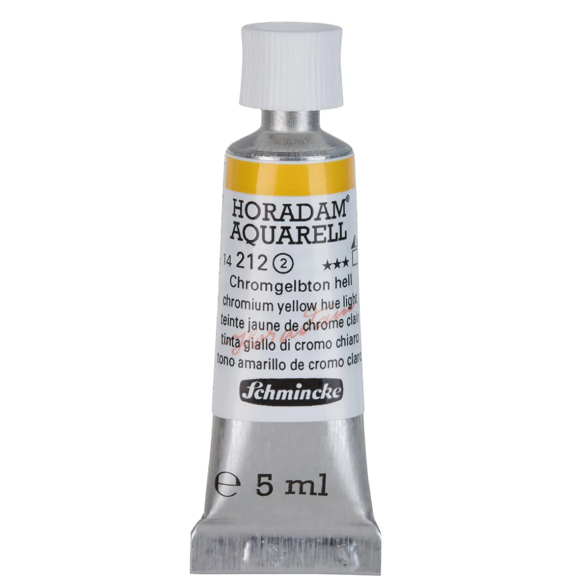 Schmincke Horadam akvarelfarve5 ml – Chromium yellow hue light 212