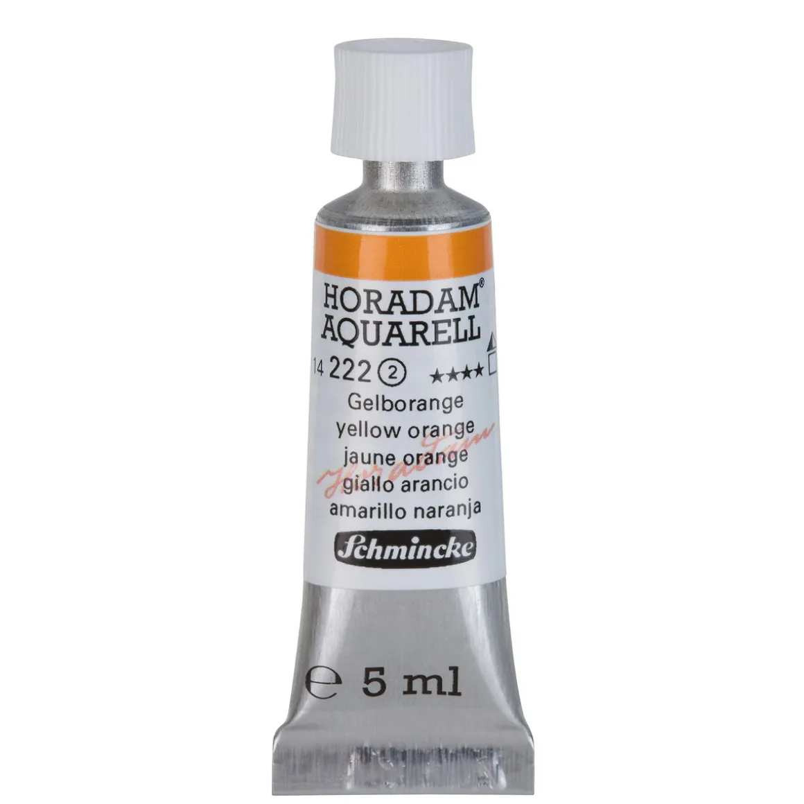 Schmincke Horadam akvarelfarve5 ml – Yellow orange 222