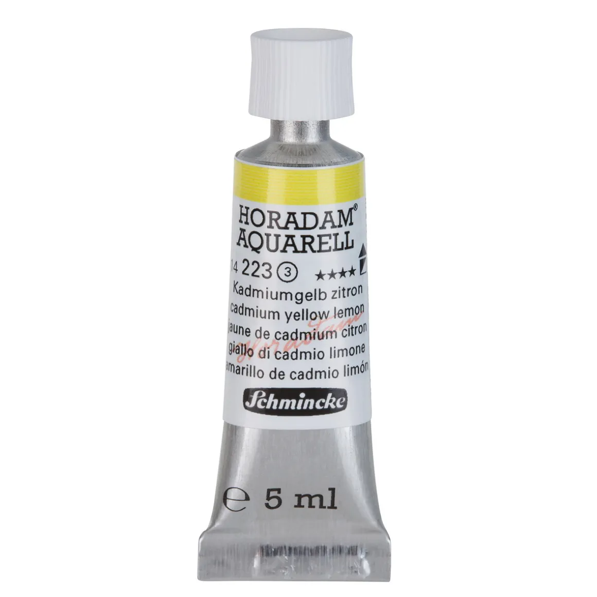 Schmincke Horadam akvarelfarve5 ml – Cadmium yellow lemon 223