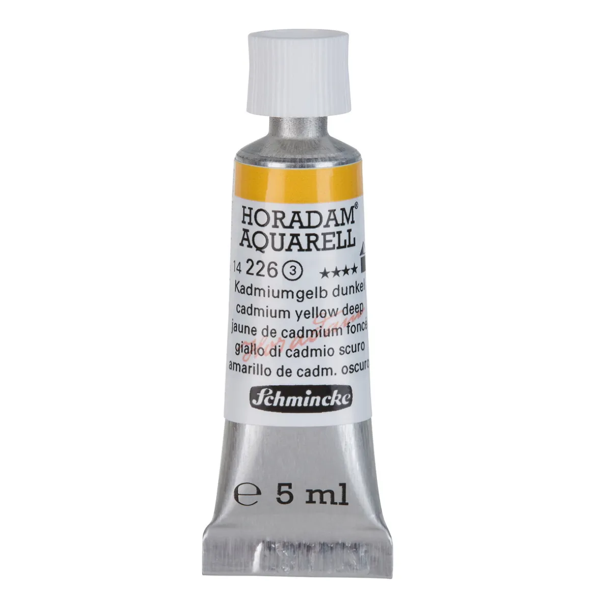 Schmincke Horadam akvarelfarve5 ml – Cadmium yellow deep 226