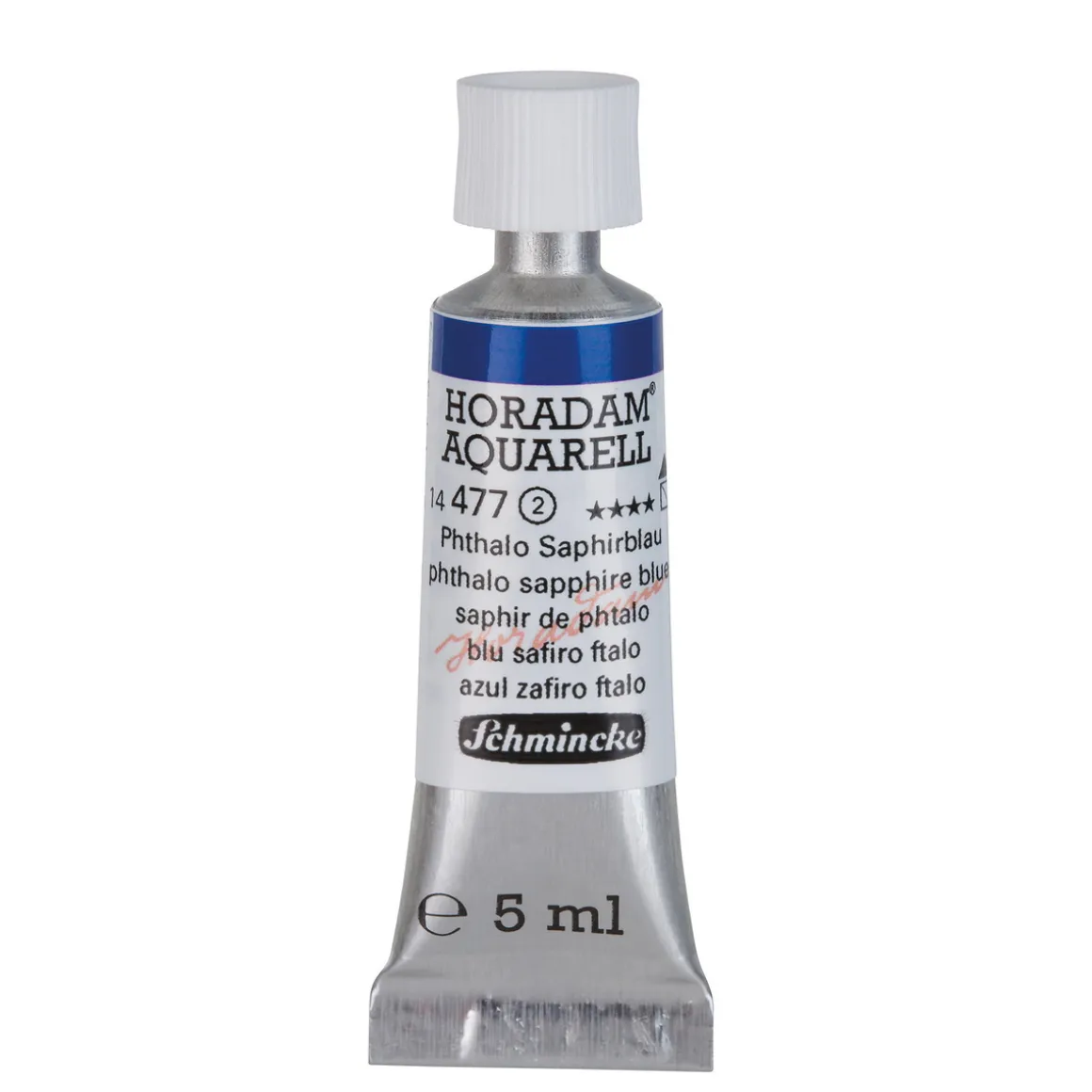 Schmincke Horadam akvarelfarve5 ml – Phthalo sapphire blue 477