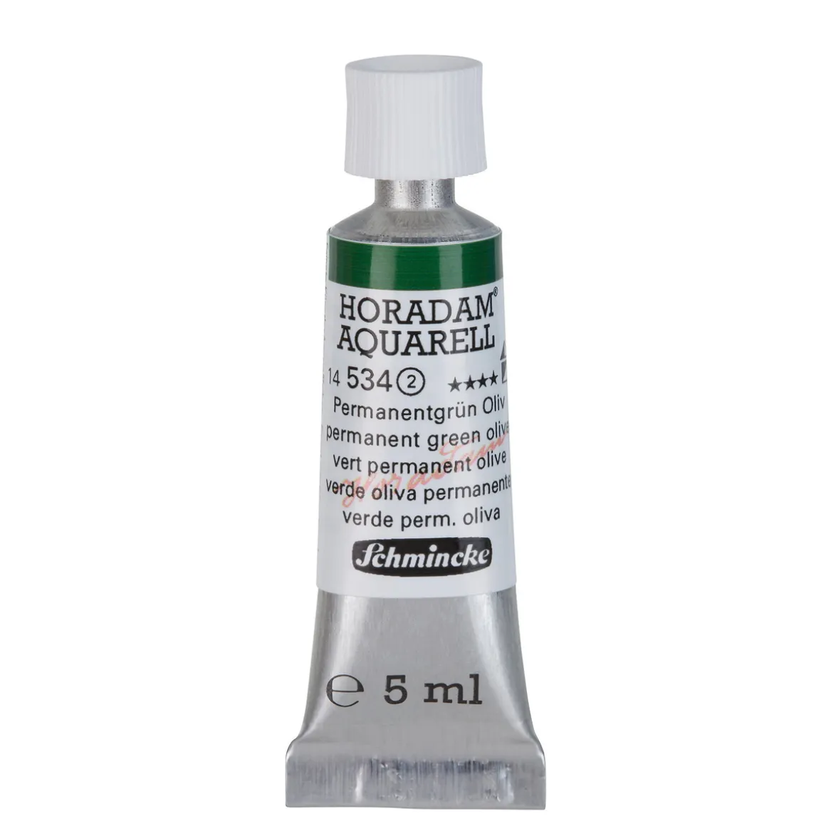 Schmincke Horadam akvarelfarve5 ml – Permanent green olive 534