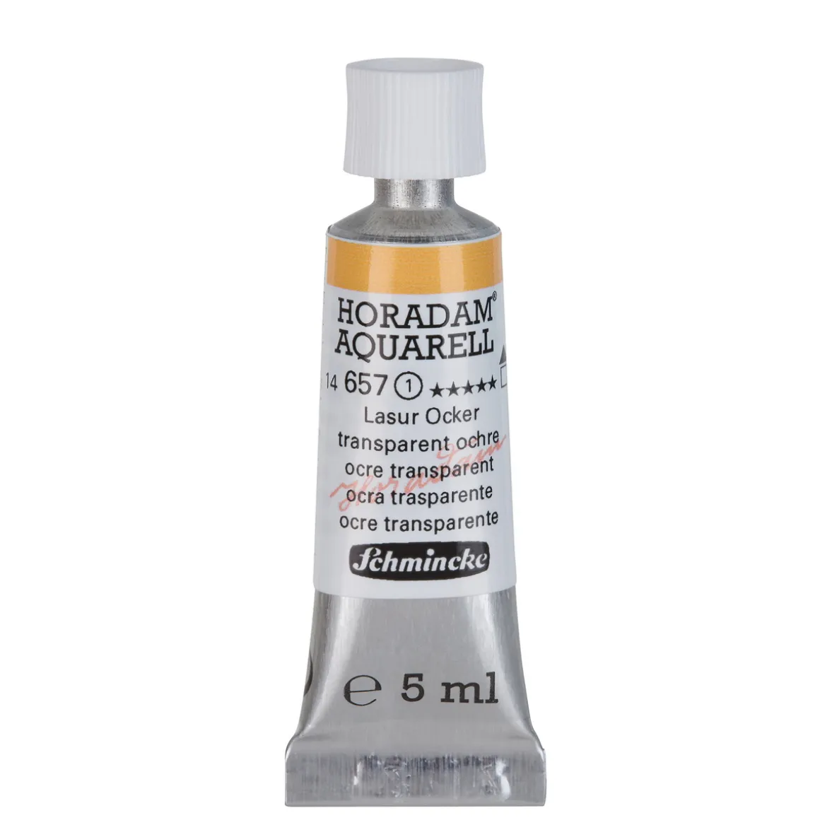 Schmincke Horadam akvarelfarve5 ml – Transparent ochre 657