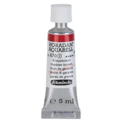 Schmincke Horadam akvarelfarve5 ml – Madder brown 670