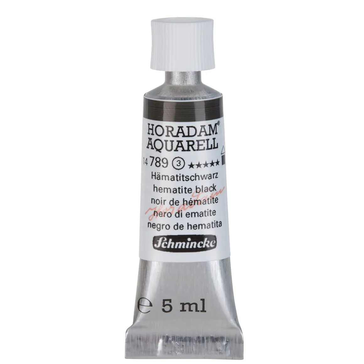 Schmincke Horadam akvarelfarve5 ml – Hematite black 789