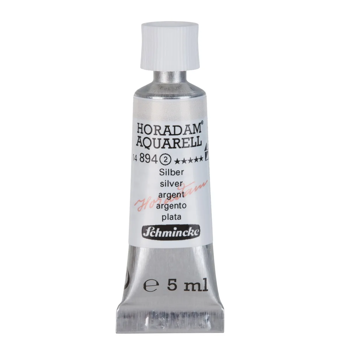 Schmincke Horadam akvarelfarve5 ml – Silver 894