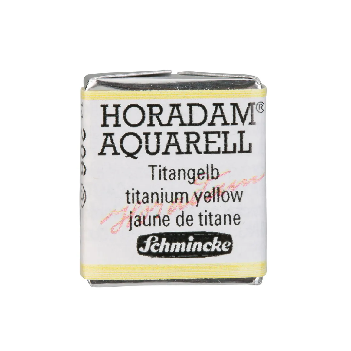 Schmincke Horadam akvarelfarve ½ kop – Titanium yellow 206