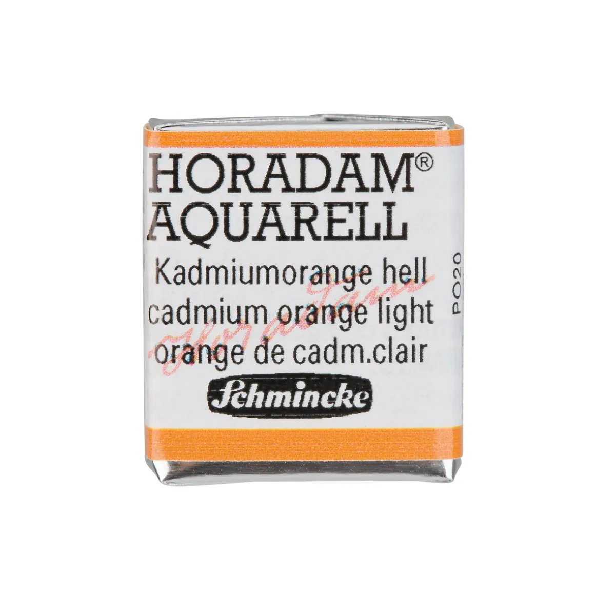 Schmincke Horadam akvarelfarve ½ kop – Cadmium orange light 227
