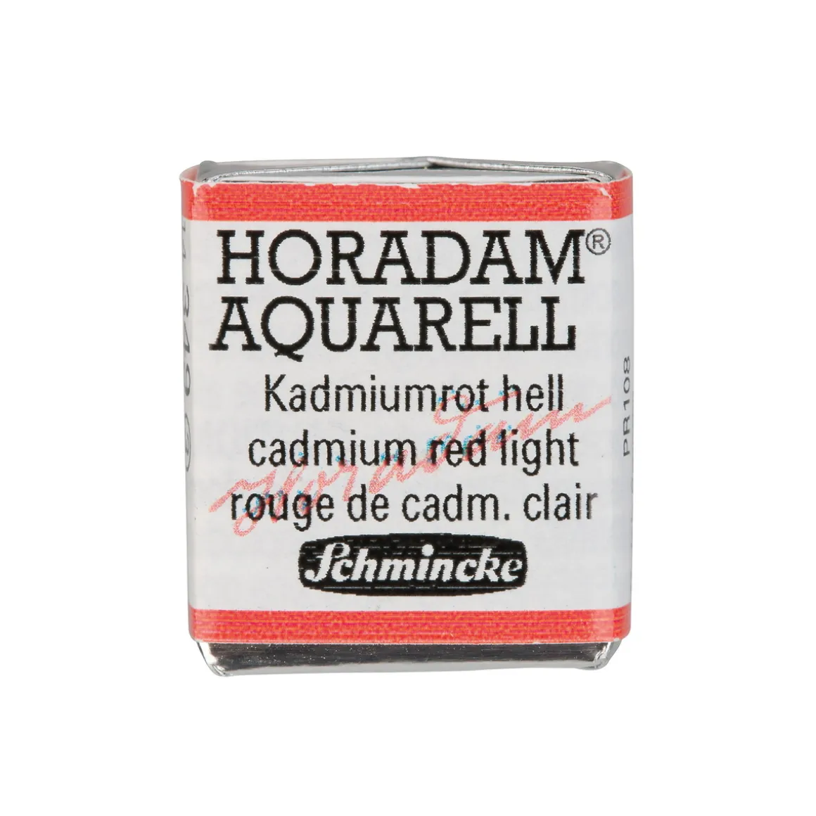 Schmincke Horadam akvarelfarve ½ kop – Cadmium red deep 350