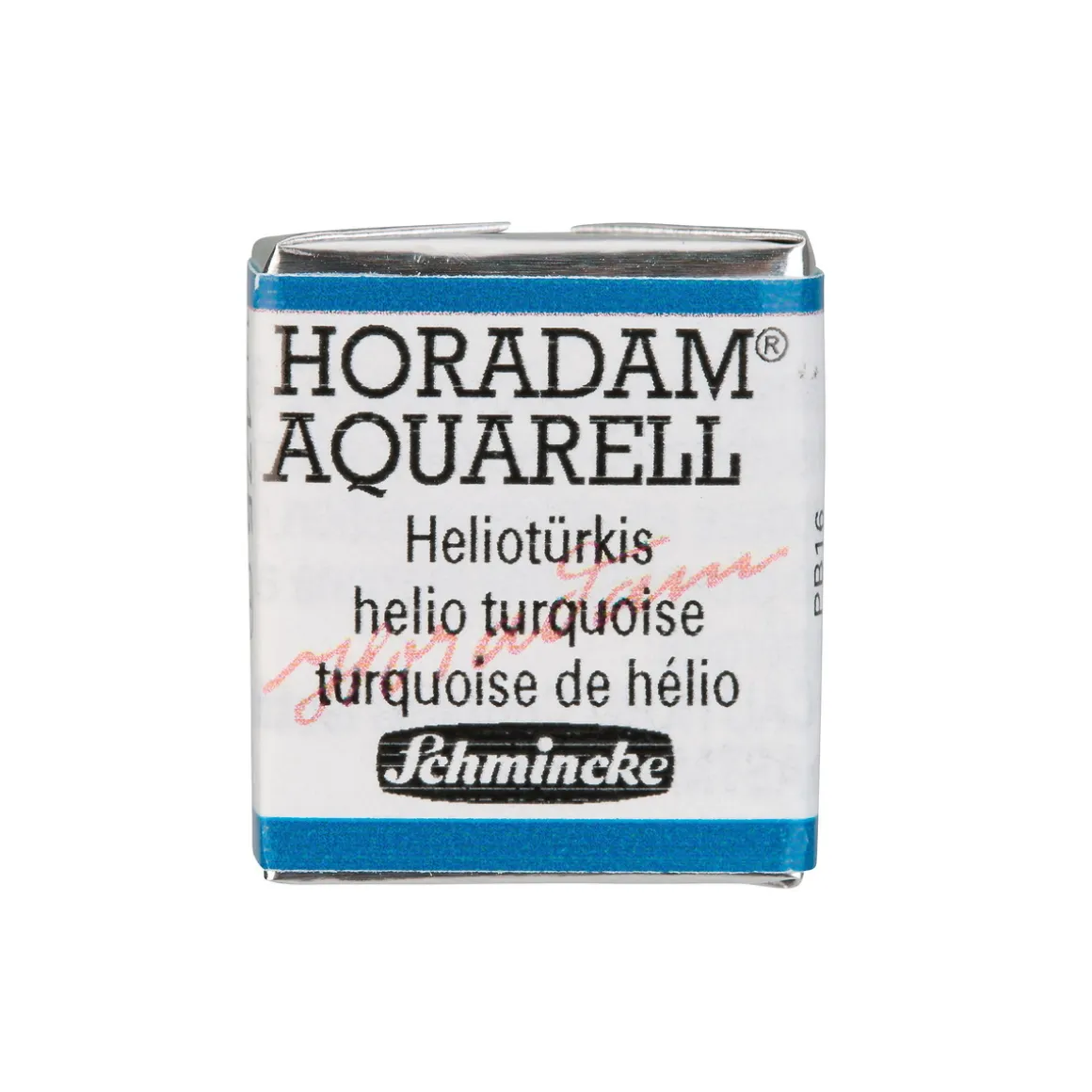 Schmincke Horadam akvarelfarve ½ kop – Helio turquoise 475