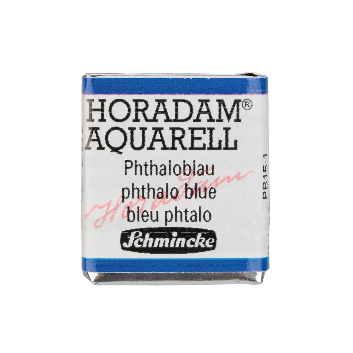 Schmincke Horadam akvarelfarve ½ kop – Phthalo blue 484