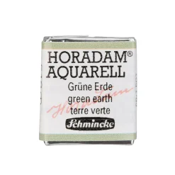 Schmincke Horadam akvarelfarve ½ kop – Green earth 516