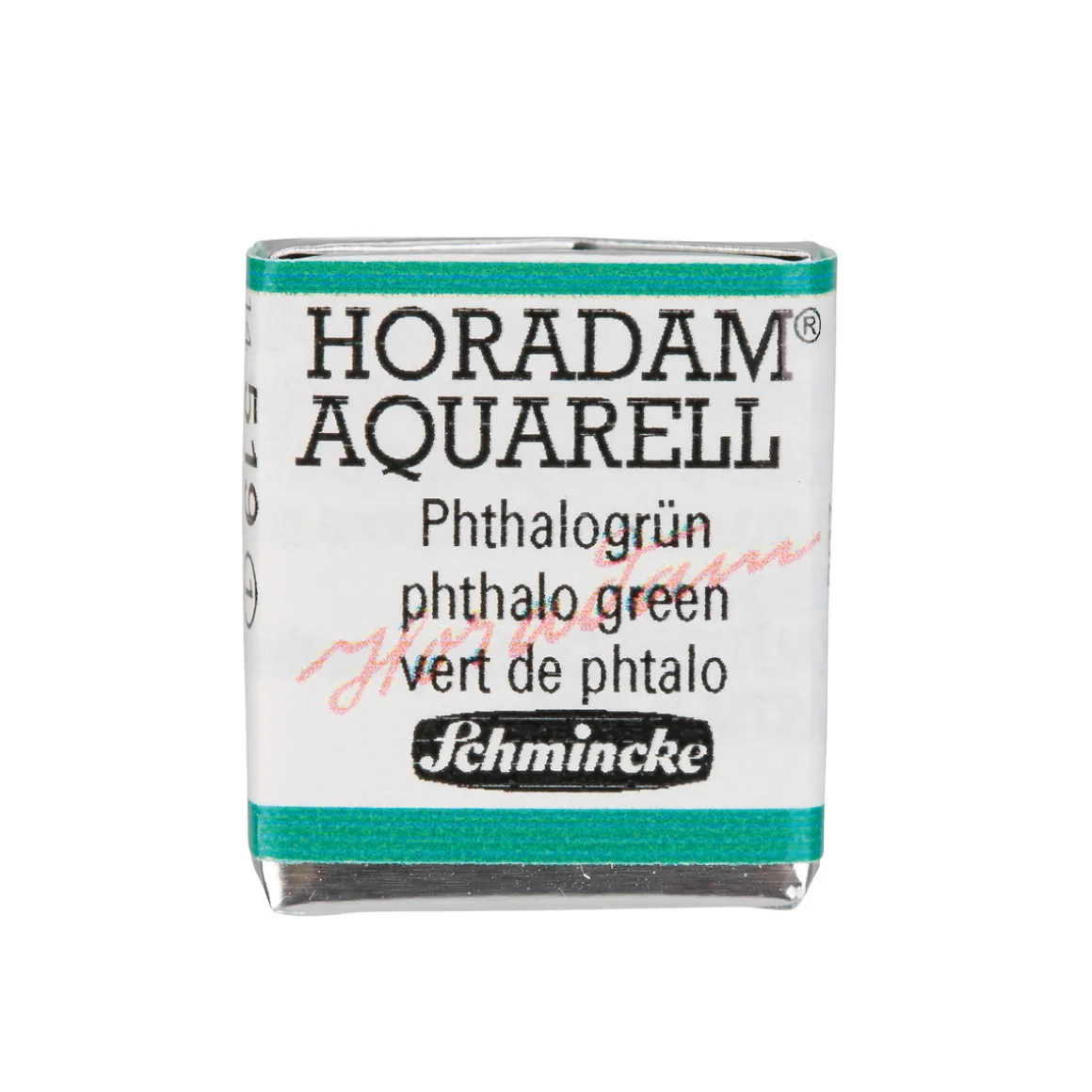 Schmincke Horadam akvarelfarve ½ kop – Phthalo green 519