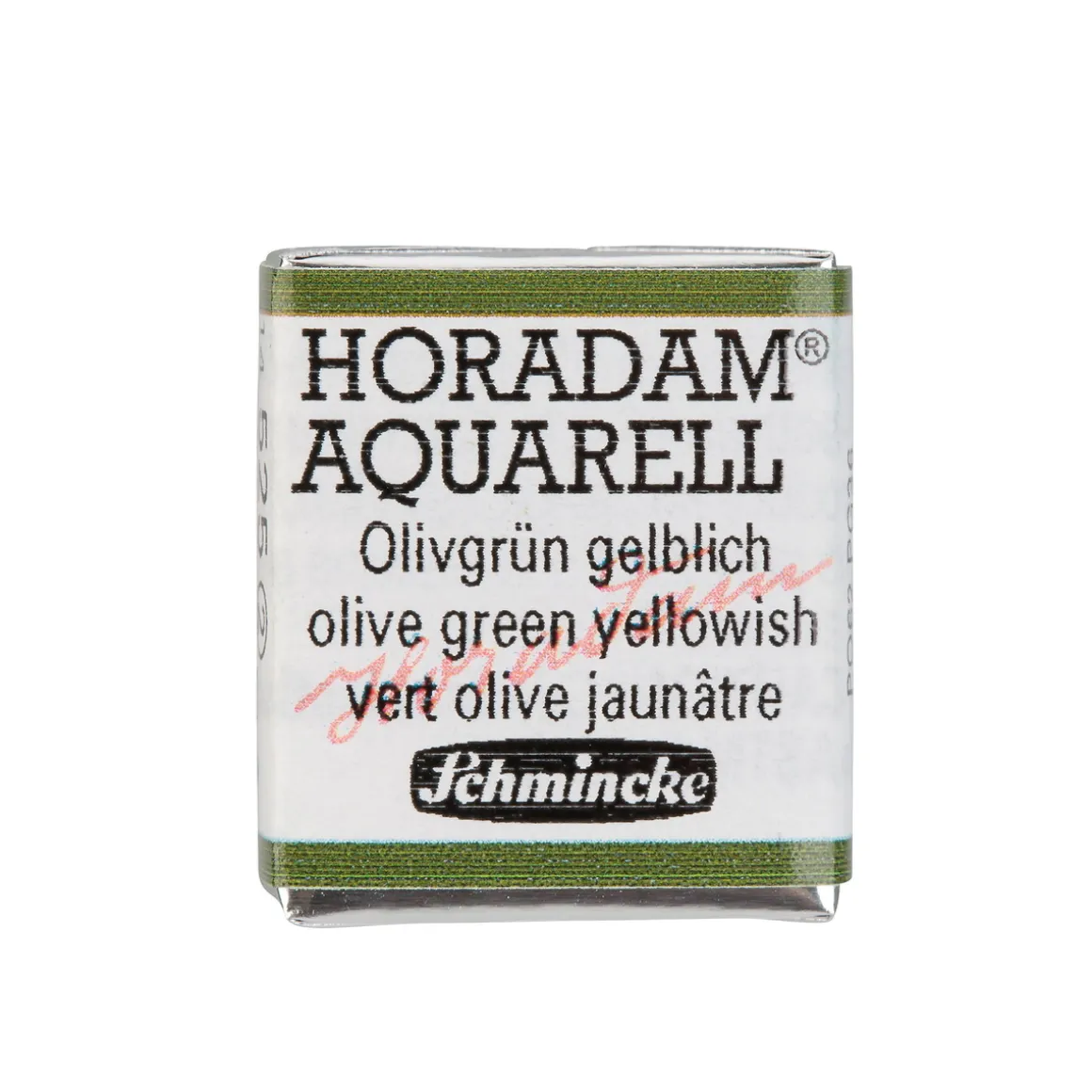 Schmincke Horadam akvarelfarve ½ kop – Olive green yellowish 525