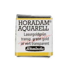 Schmincke Horadam akvarelfarve ½ kop – Transparent green gold 537