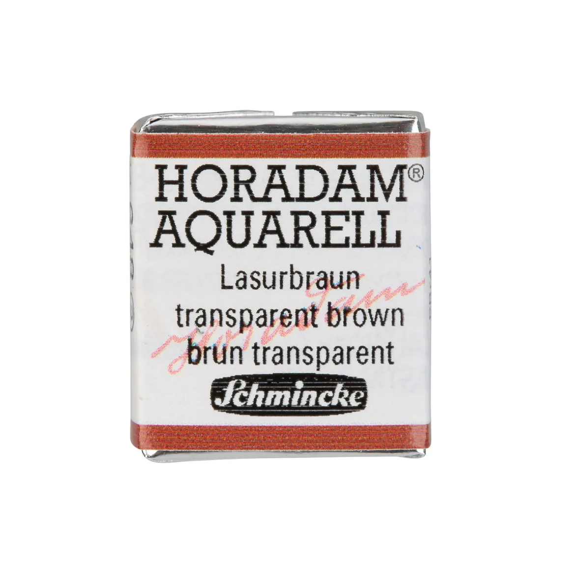 Schmincke Horadam akvarelfarve ½ kop – Transparent brown 648