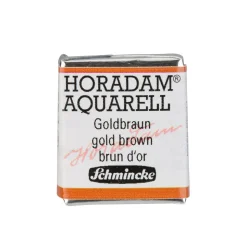 Schmincke Horadam akvarelfarve ½ kop – Gold brown 654