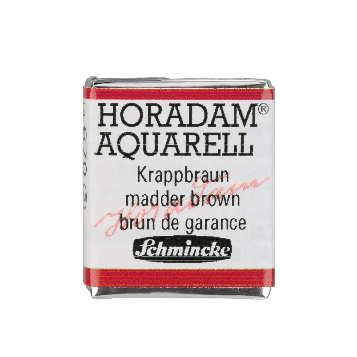 Schmincke Horadam akvarelfarve ½ kop – Madder brown 670