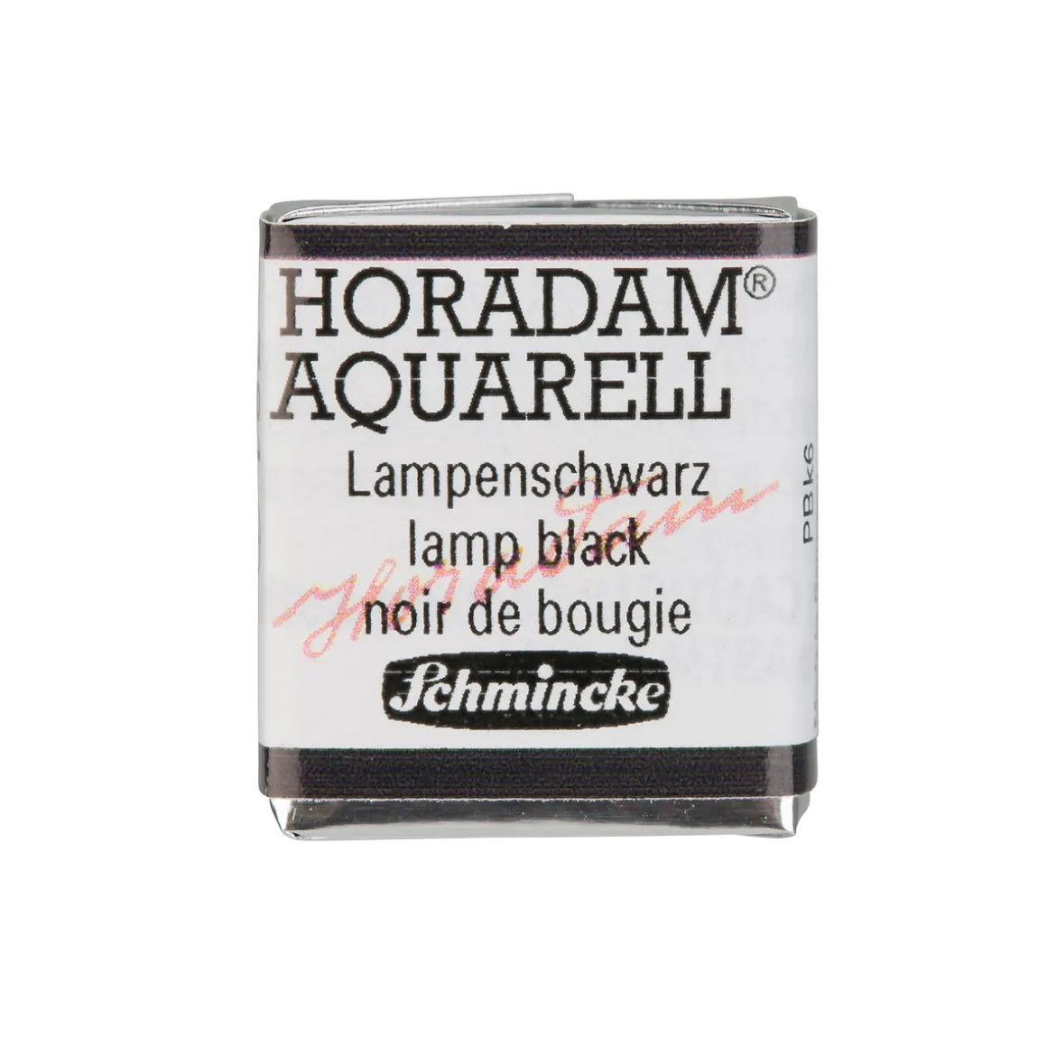 Schmincke Horadam akvarelfarve ½ kop – Lamp black 781