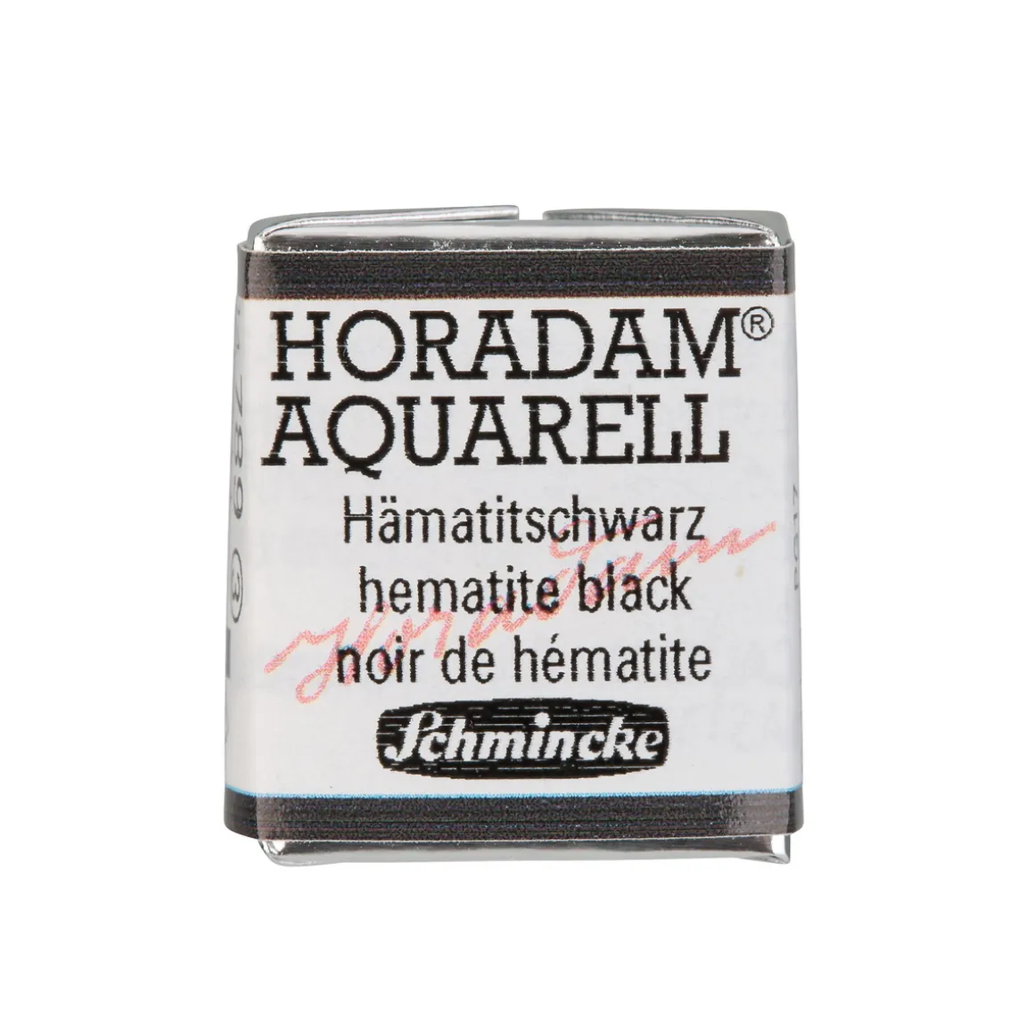 Schmincke Horadam akvarelfarve ½ kop – Hematite black 789