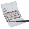 Schmincke Horadam Akvarel Metal set – 12x1/2 kopper plus pensel