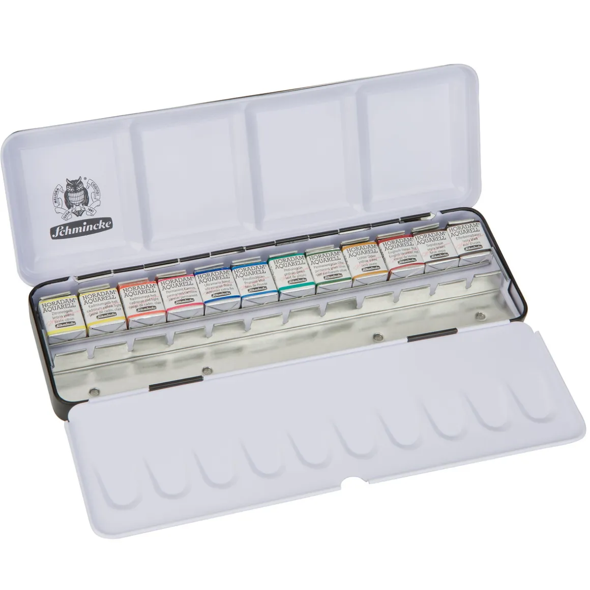 Schmincke Horadam Akvarel Metal set – 12x1/2 kopper ”extra”