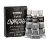 Schmincke Liquid Charcoal, tegnekul på tube, 3×5 ml – perfekt teststørrelse!