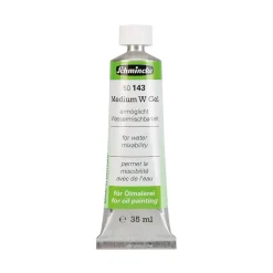 Schmincke Medium W Gel 35 ml – gelbaseret medium, som gør oliefarver vandopløselige