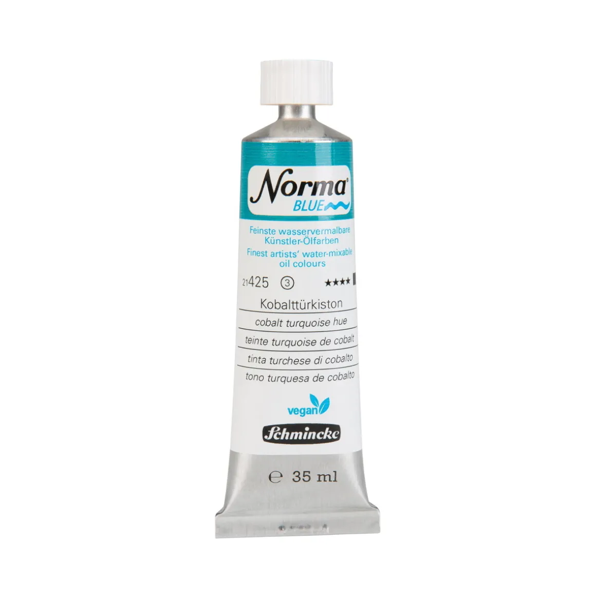 Schmincke Norma Blue vandopløselig oljemaling 35 ml Cobalt turquoise hue 21425