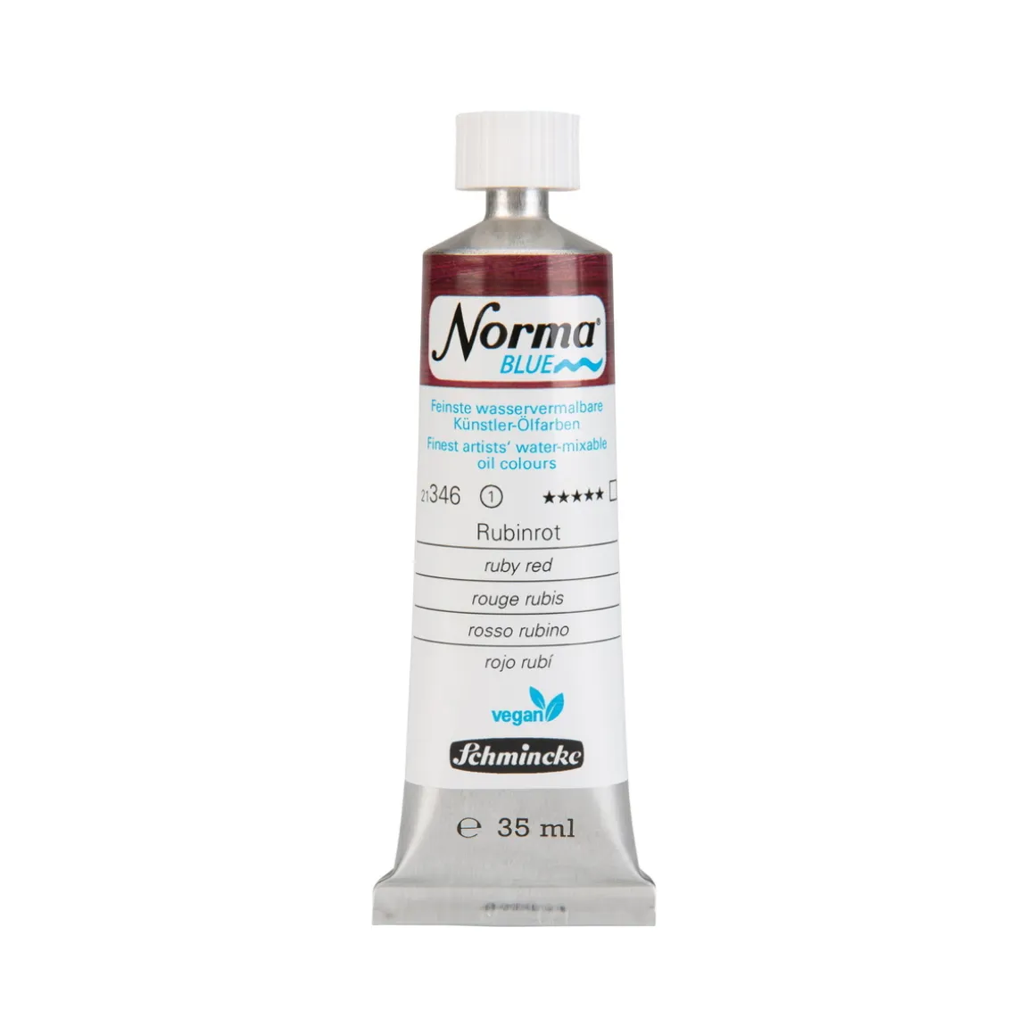 Schmincke Norma Blue vandopløselig oljemaling 35 ml Ruby red 21346