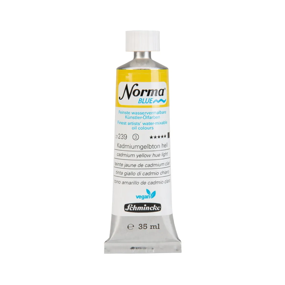 Schmincke Norma Blue vandopløselig oljemaling 35 ml Cadmium yellow hue light 21239
