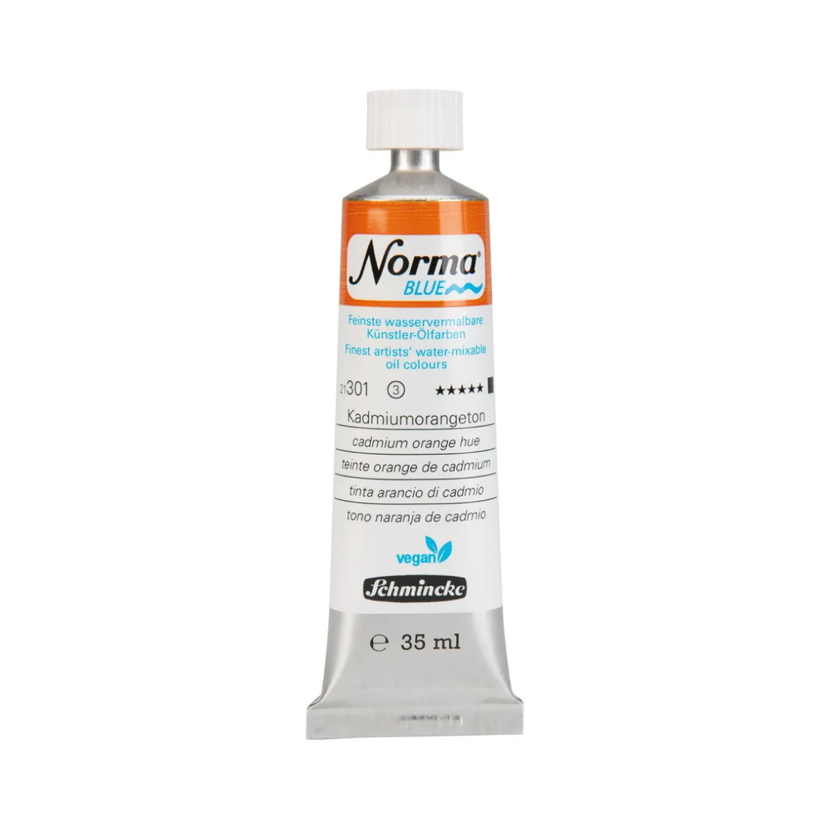 Schmincke Norma Blue vandopløselig oljemaling 35 ml Cadmium orange hue 21301