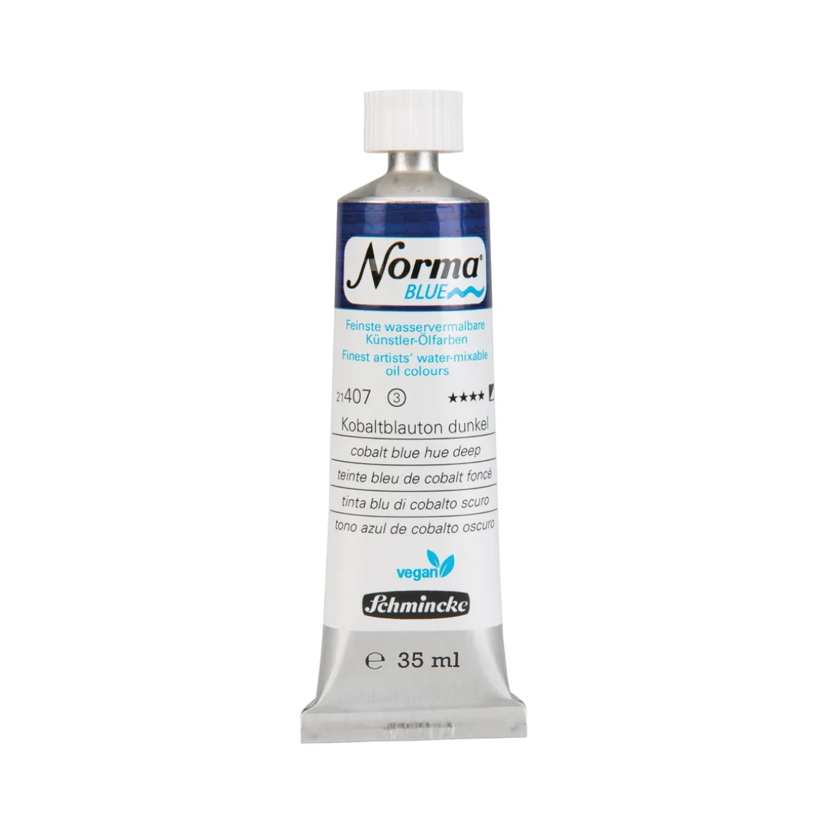 Schmincke Norma Blue vandopløselig oljemaling 35 ml Cobalt blue hue deep 21407