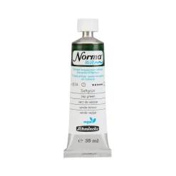 Schmincke Norma Blue vandopløselig oljemaling 35 ml Sap green 21514