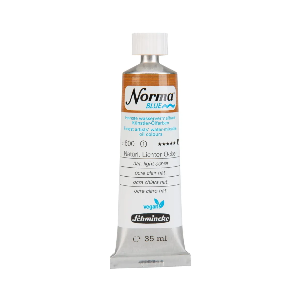 Schmincke Norma Blue vandopløselig oljemaling 35 ml Yellow ochre 21602