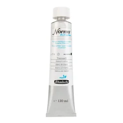 Schmincke Norma Blue vandopløselig akrylfarve 120 ml Titanium white 21114