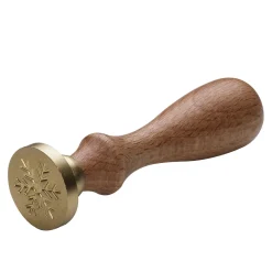 Seglstempel voksstempel Ø 25 mm med snekrystal