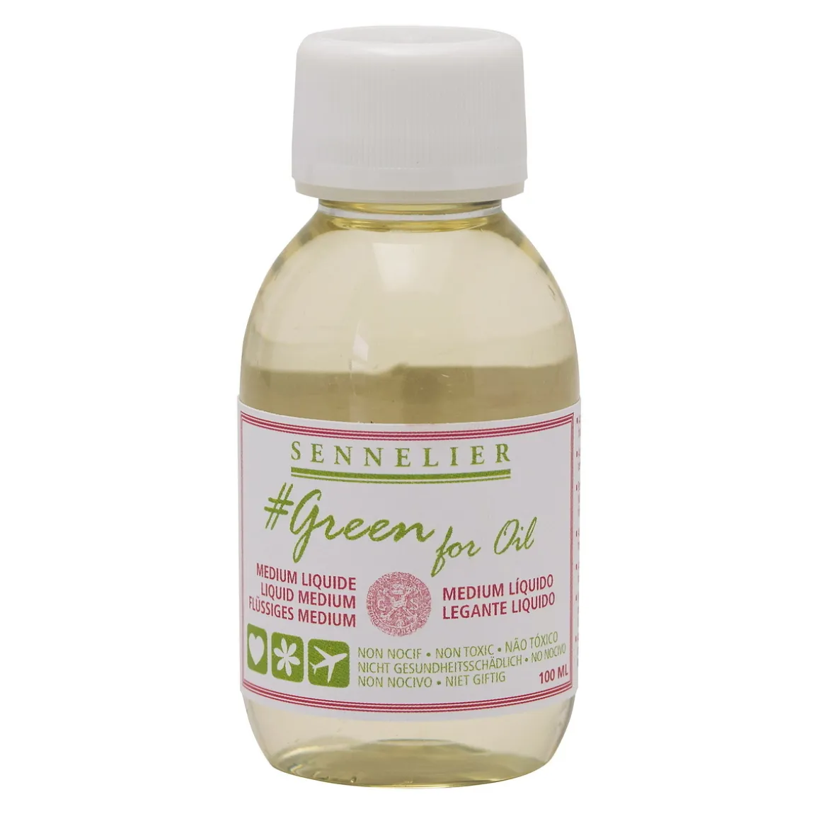 Sennelier Green for Oil Liquid medium til oliemaling, 100 ml