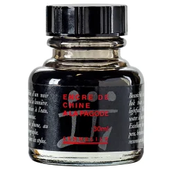 Sennelier Ink A La pagode, sort tusch/blæk 250 ml