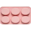 Silikoneform ovale 6 stk.