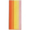 Silkepapir 5 ark à 70×50 cm, gul og orange mix. 14 g/m²