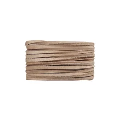 Skindbånd 3x3 mm 2 m natur