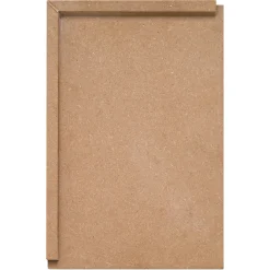 Skæreunderlag til linoleum 20×30 cm, af spånplade med gummifødder