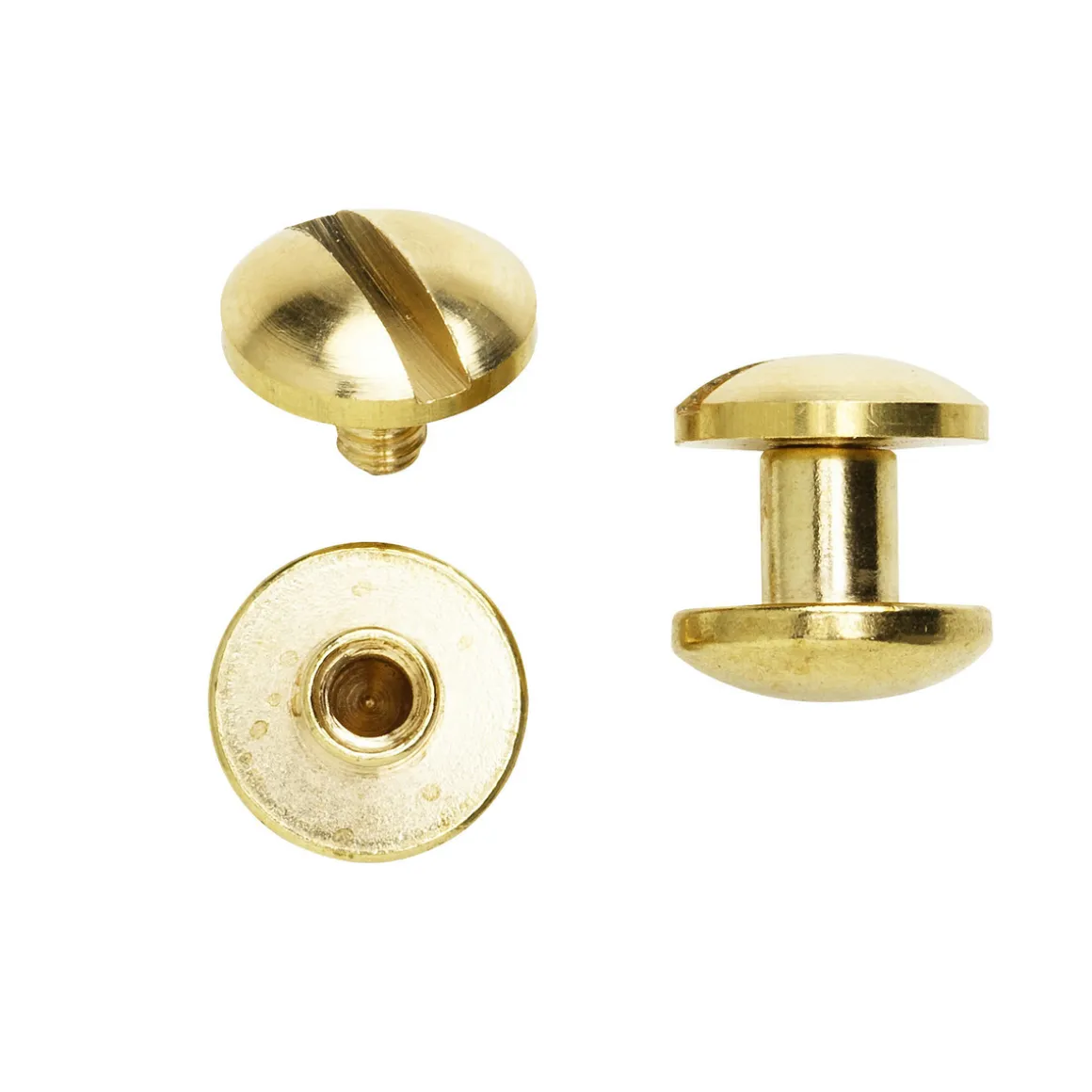 Skruenitter 10x5 mm messing 5p