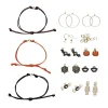 Smykkekit til spooky halloween! – 3 par øreringe, 3 armbånd og 12 virkelig væmmelige charms
